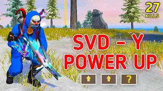 SOLO VS SQUAD || 27 KILLS🔥|| SVD - Y POWER'S  UP ??? 1 V X SQUAD WIPE !!! || 90% HEADSHOT INTEL I5