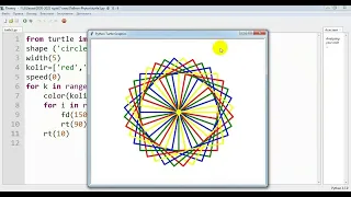 Python/ Turtle/ Вкладені цикли
