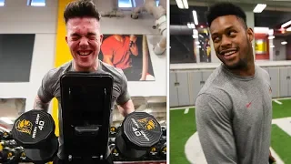 NFL WORKOUT Challenge with FaZe JuJu, Adapt, Temperrr