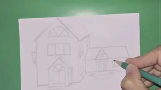 Как нарисовать дом