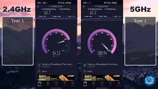 2.4 GHz vs 5 GHz WiFi Speed Test