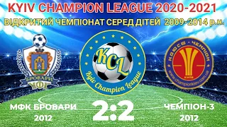 KCL 2020-2021 МФК Бровари - Чемпіон-3 2:2 2012