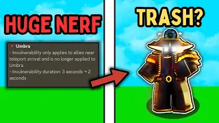 Is the UMBRA kit still good after the nerf? | Roblox Bedwars