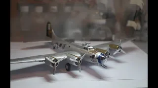 Airfix 1/72 B17 Flying Fortress build FINAL | Narrated
