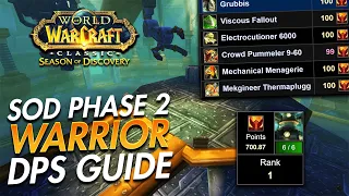 Warrior DPS Guide for Season of Discovery Phase 2