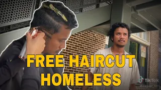 libreng gupit/free haircut homeless