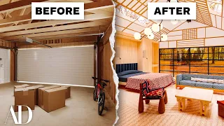 3 Interior Designers Transform The Same Empty Garage | Space Savers | Architectural Digest