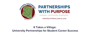 AZ Statewide: It Takes a Village: University Partnerships for Student Career Success