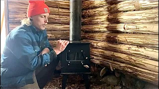 Installing A Woodstove In The Off Grid Log Cabin Workshop