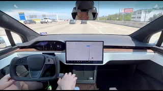 The Chief Driving 30 Minutes Through Houston on Tesla Full Self Driving 11.4.7 with no interventions