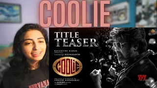 COOLIE - #Thalaivar171 Title Teaser REACTION!! | Superstar Rajinikanth | Lokesh Kanagaraj | Anirudh