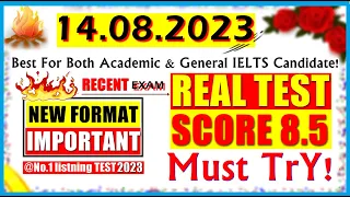 IELTS LISTENING PRACTICE TEST 2023 WITH ANSWERS | 14.08.2023