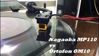 Installing new Nagaoka MP-110 cartridge  and Ortofon OM10 comparison, Turntable oh yeah!!