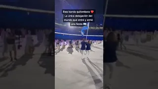 La fiesta de la delegación argentina en la ceremonia de apertura de los Juegos Olímpicos de Tokio