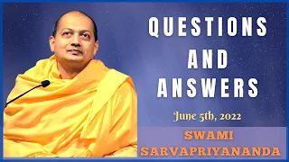 Ask Swami with Swami Sarvapriyananda | June 5th, 2022