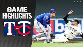Rangers vs. Twins Game Highlights (5/26/24) | MLB Highlights