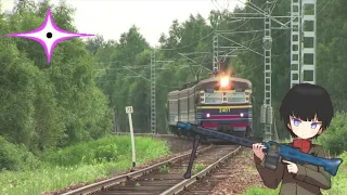 Slavic train with hardbass (sped up + reverb)