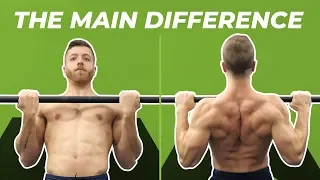 CHIN UPS vs. PULL UPS — The Difference, Muscles Worked, and Benefits