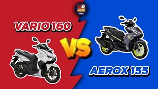 Komparasi Honda Vario 160 dan Yamaha Aerox 155, Spek Mesin dan Harga | GridOto News