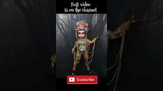 I MADE A JIBARO DOLL / The Golden Siren Doll by Poppen Atelier #shorts #art #doll