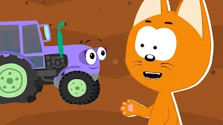 Meow Meow Kitty 10 Tractors Song for children | Learn counting from 1 to 10