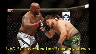 UFC 271 Live Reaction Tuivasa vs Lewis