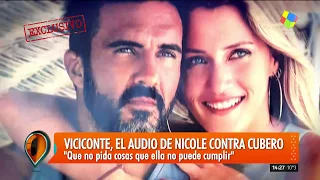 Mica Viciconte habló sobre el audio de Nicole contra Cubero