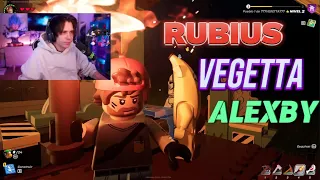 RUBIUS, VEGETTA y ALEX prueban el LEGO FORTNITE 👌|| DIRECTO 7/12/2023