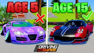 How Different Ages Play Driving Empire!