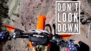 DON'T LOOK DOWN! You Might Fall a Long Way!  2020 KTM 300 XC TPI