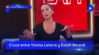 Cruce entre Yanina Latorre y Estefi Berardi