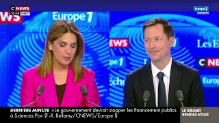 François-Xavier Bellamy invité dans « Le Grand RDV » Europe1-CNEWS-Les Échos