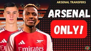 CONFIRMED! ARSENAL LEADING BOTH RACES FOR OSIMHEN & SESKO