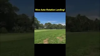 Nice Auto-Rotation Landing! #shorts