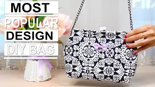 DIY Wire Frame Clasp Bag Popular Design ~ NO SPEND MONEY