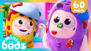 Let's Paint! - Minibods | Mini Oddbods | Baby Oddbods | Funny Cartoons For Kids