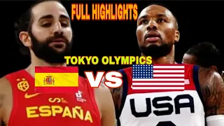 USA VS SPAIN HIGHLIGHTS | TOKYO 2020 OLYMPICS