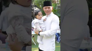 Pakde #AHY bersama Baby Alisha #Yudhoyono