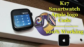 K17 Smart Watch Apple Logo Code Series 7  | 100% Working