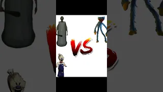 GRANNY VS POOPY PLAYTIME VS ICE SCREAM VS MRMEAT VS EVILNUN 4#virlshorts #youtubeshorts #shorts