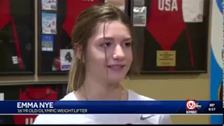 KMBC Report on Staley Emma Nye Olympic Weightlifter