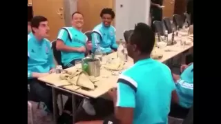 Chelsea Players React To "Boring Boring Chelsea" Chant By Playing Head-Tennis At A Dinner Table