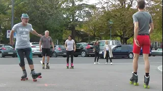 Seniors Have Fun On Roller Skates  #JamSkating