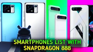 List Of All Snapdragon 888 Smartphones Launched In 2021 | Smartphone with Snapdragon 888#snapdragon