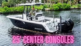 2023 Florida Boat Shows 25' Center Console Overview - What Does 133k to 200k Get You?