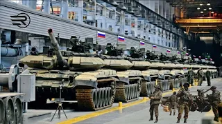 US Panic!! Russian Arms Factory's Mass Production of New Tanks Shocks NATO