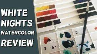 White nights watercolors - first impressions and demo