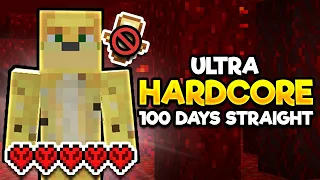 100 Days In ULTRA Hardcore But It's Actually All 100 Days