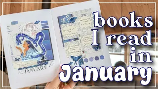 January Reading Journal Spreads & Books I Read in January