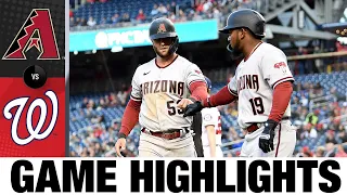 D-backs vs. Nationals Game Highlights (4/20/22) | MLB Highlights